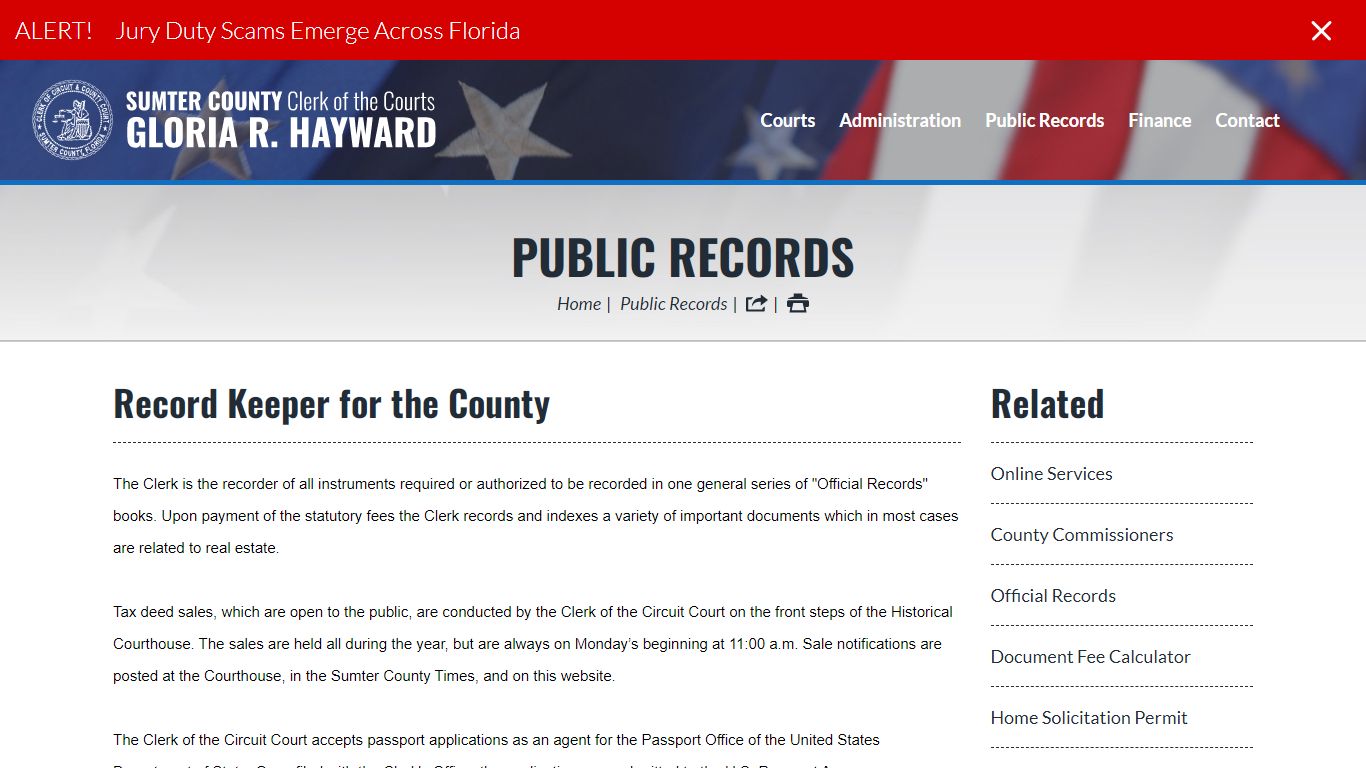 Public Records | Sumter County Clerk of Courts